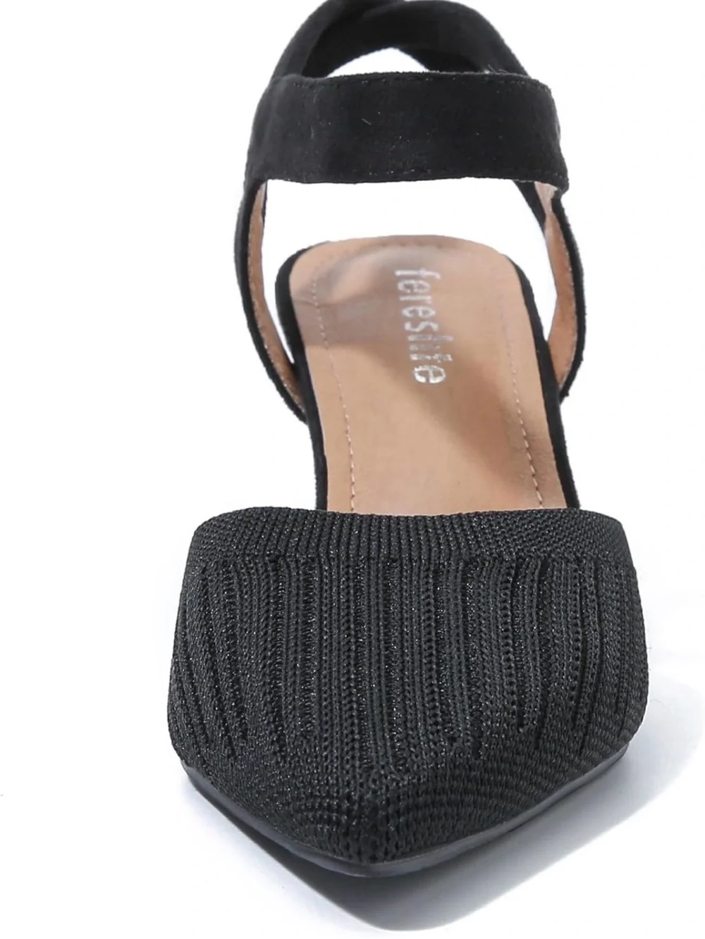 Pointed toe kitten heel pumps